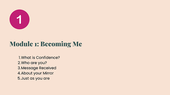 becoming me confidence